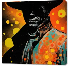 obraz-100x100cm-kowboj-kosmosu