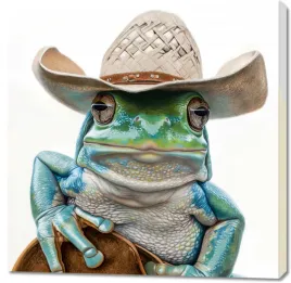 obraz-100x100cm-kowboj-z-bagien