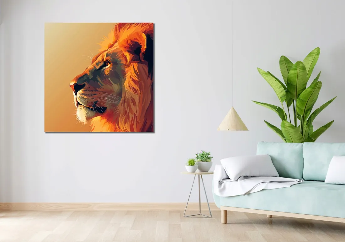 obraz-100x100cm-krol