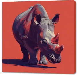 obraz-100x100cm-marszujacy-gigant