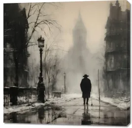 obraz-100x100cm-mgla-nad-londynem