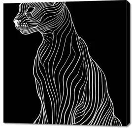 obraz-100x100cm-minimalny-kontur