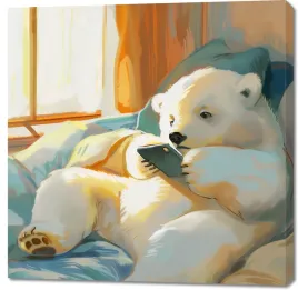 obraz-100x100cm-misiowe-popoludnie