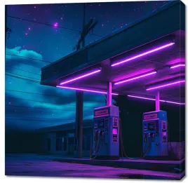 obraz-100x100cm-moc-neonowej-nocy