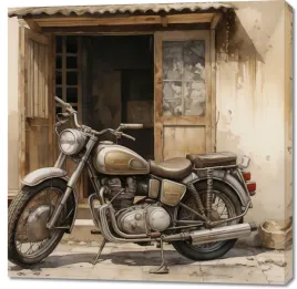 obraz-100x100cm-motocyklowa-samotna-eskapada