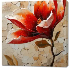 obraz-100x100cm-mozaika-z-szklistego-kwiatu