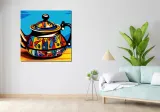 obraz-100x100cm-moze-herbatki-stan-nowy