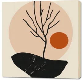 obraz-100x100cm-nagie-drzewo