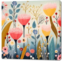 obraz-100x100cm-ogrod-marzen