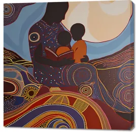 obraz-100x100cm-opowiesci-przodkow