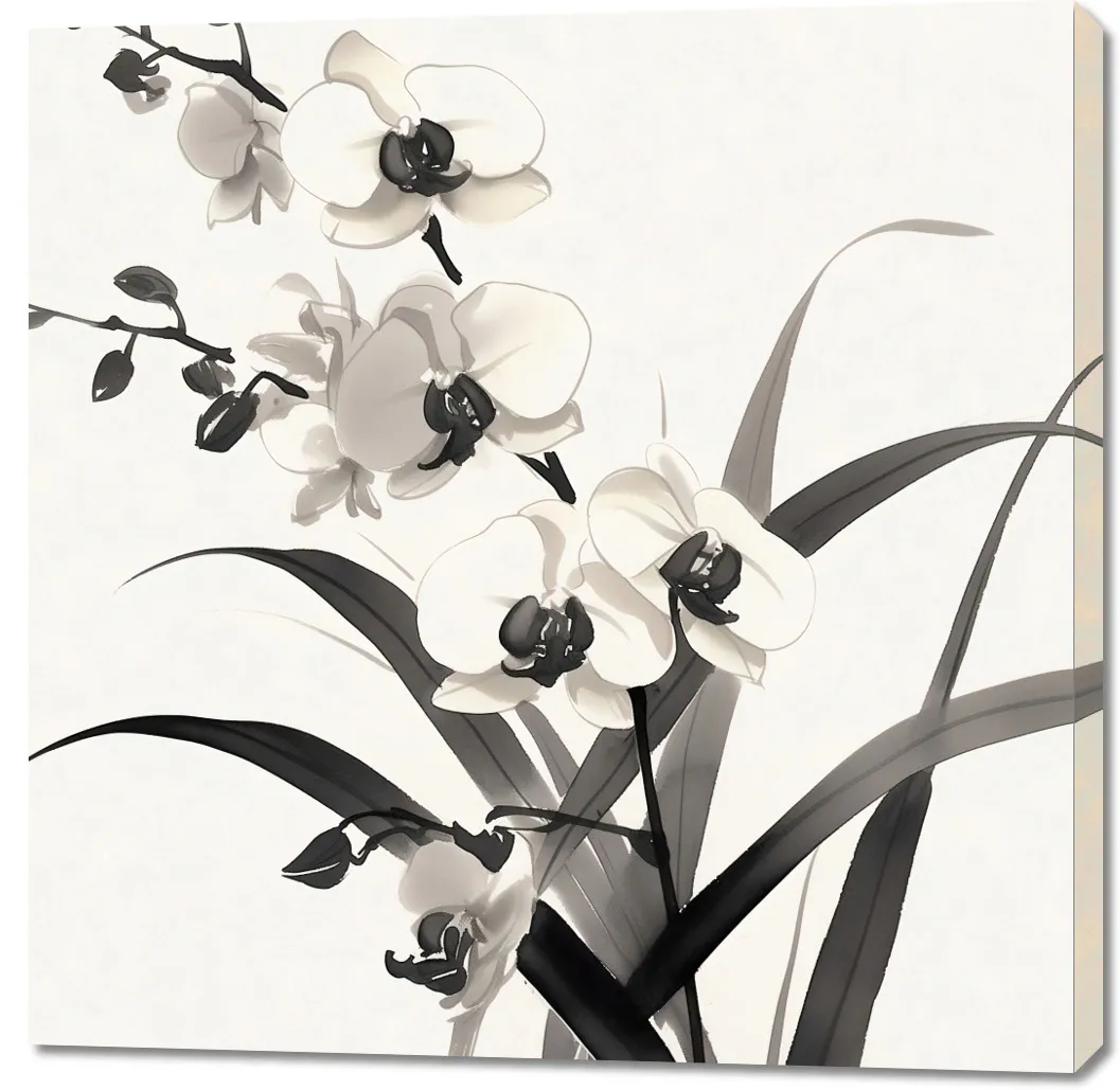 obraz-100x100cm-orchidea