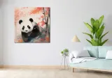 obraz-100x100cm-panda-wsrod-klonow-stan-nowy