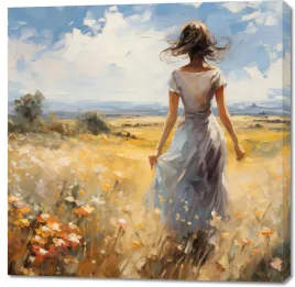 obraz-100x100cm-podmuch-lata