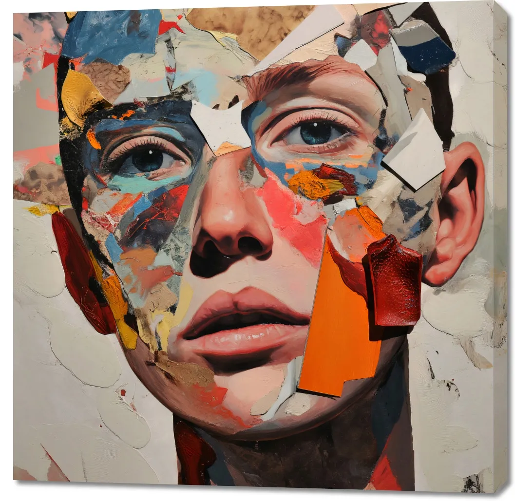 obraz-100x100cm-podzial-samego-siebie