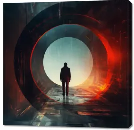 obraz-100x100cm-portal-do-swiata