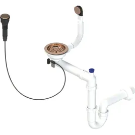syfon-space-saving-rozowe-zloto-pvc-sito-114-mm-kod-oks-r63t