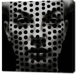 obraz-100x100cm-przebite-spojrzenie