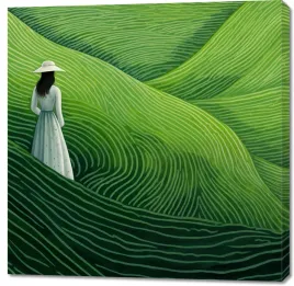obraz-100x100cm-przejscie-po-bezkresnych-polach