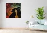 obraz-100x100cm-psi-uscisk-stan-nowy