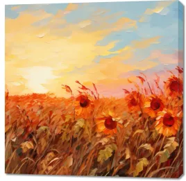 obraz-100x100cm-plomienie-zmierzchu