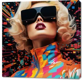 obraz-100x100cm-retro-futuryzm