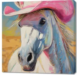obraz-100x100cm-rozowy-kapelusz