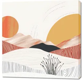 obraz-100x100cm-roztanczone-slonce