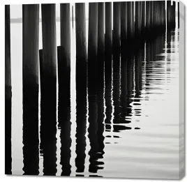 obraz-100x100cm-rytm-wody-i-drewna