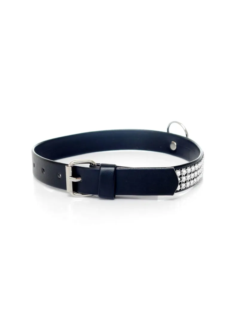 fetish-b-series-collar-with-crystals-2-cm-silver