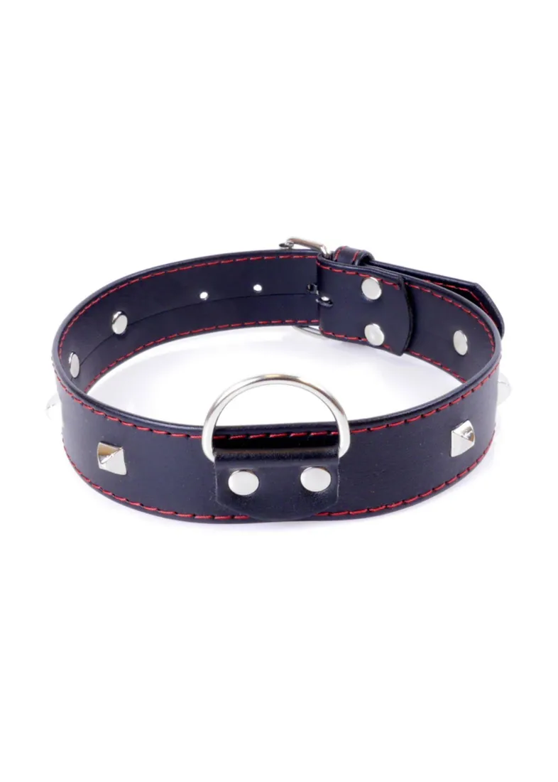 fetish-b-series-collar-with-studs-3-cm-red-line