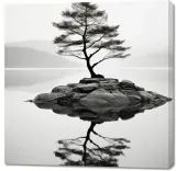 obraz-100x100cm-samotne-drzewo