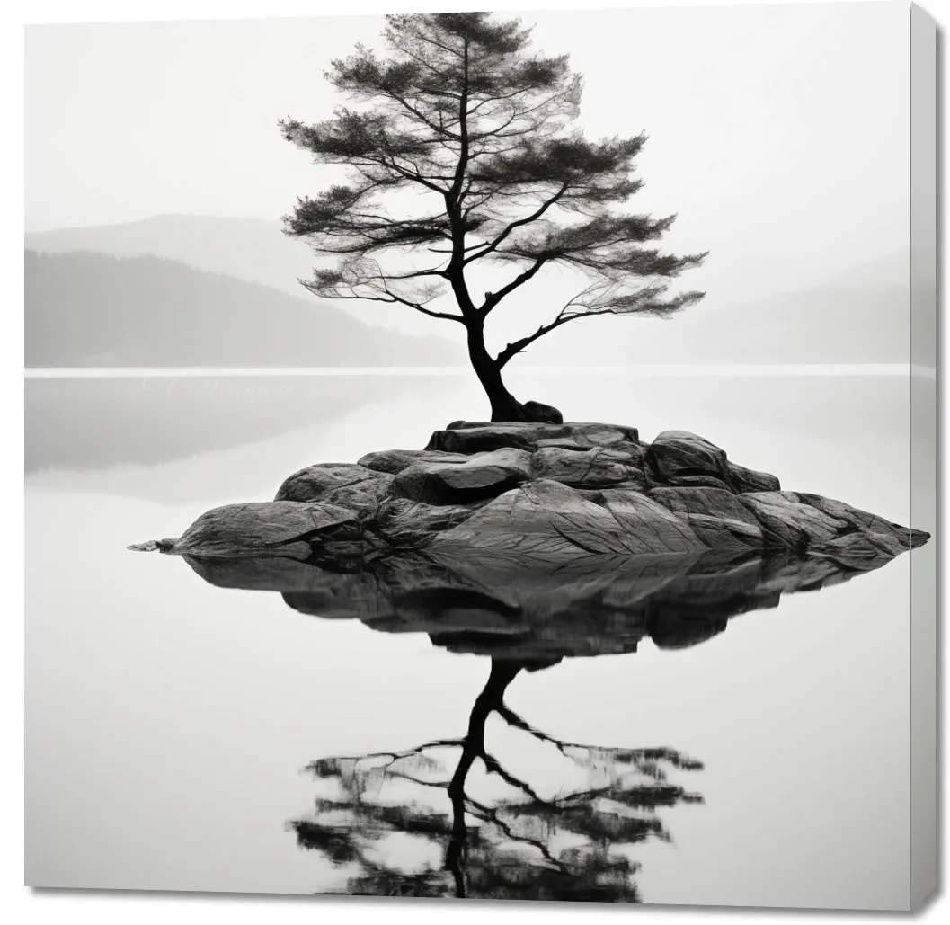 obraz-100x100cm-samotne-drzewo