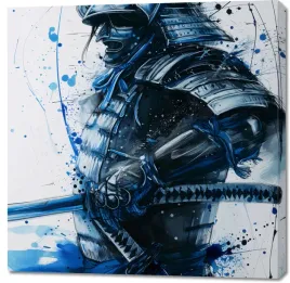 obraz-100x100cm-samuraj-w-blekicie