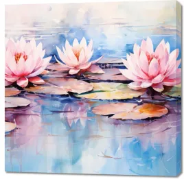 obraz-100x100cm-spokojne-odbicia