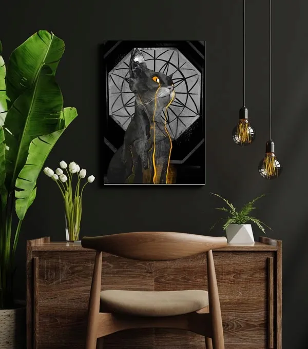 czarny-kot-obraz-na-plotnie-40x60-cm-stan-nowy