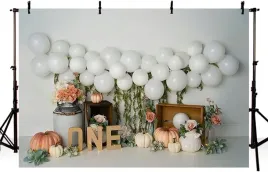 tlo-fotograficzne-pierwsze-urodziny-dziewczynka-roczek-jesien-balony