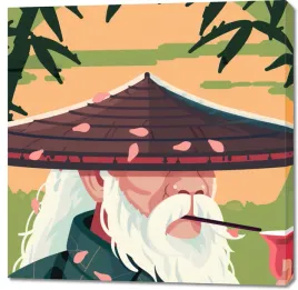 obraz-100x100cm-starszy-dziadzio