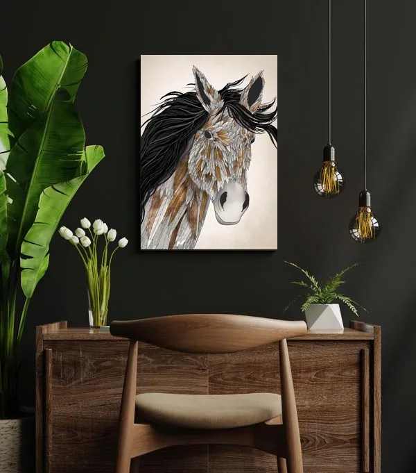 feathered-horse-obraz-na-plotnie-30x40-cm