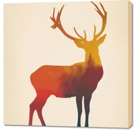 obraz-100x100cm-swiatlo-lesnego-monarchy