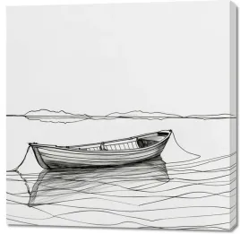 obraz-100x100cm-swoboda-na-wodzie