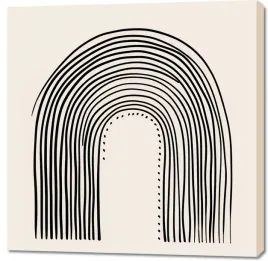 obraz-100x100cm-symetria-luku