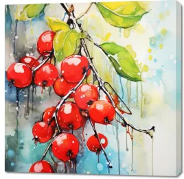 obraz-100x100cm-symfonia-krwistych-owocow