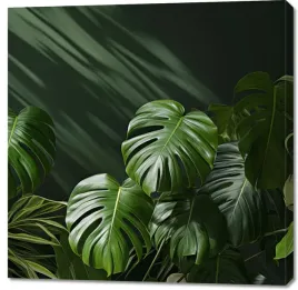 obraz-100x100cm-szepczace-liscie