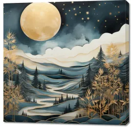 obraz-100x100cm-szepty-nocnego-lasu