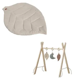 stojak-edukacyjny-baby-gym-gimanstyczny-materac-mata-lisc-velvet-bez