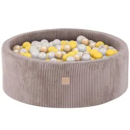 suchy-basen-piankowy-z-pilkami-90x30-dzieci-bezowy-sztruks-200-pilek-misioo