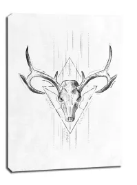 jelen-czaszka-z-rogami-iii-obraz-na-plotnie-61x915-cm
