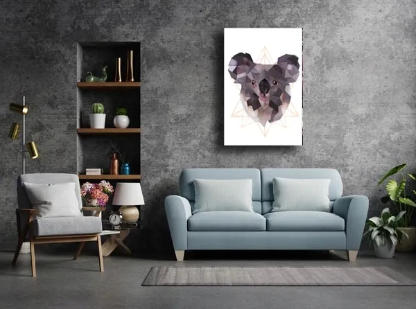 koala-biale-tlo-obraz-na-plotnie-90x120-cm-marka-galeria-plakatu