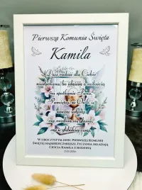 obrazek-komunijny-w-bialej-ramce-personalizacja-prezent-komunia-swieta