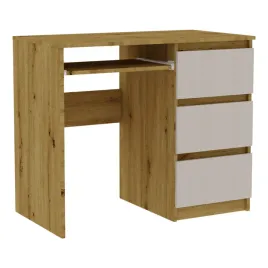 biurko-radek-90-cm-artisan-kaszmir-komputerowe-3-szuflady-prawe-laminowane